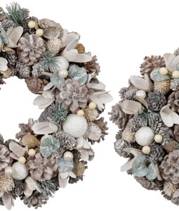 4584 WREATH´S SILVETTA S/2